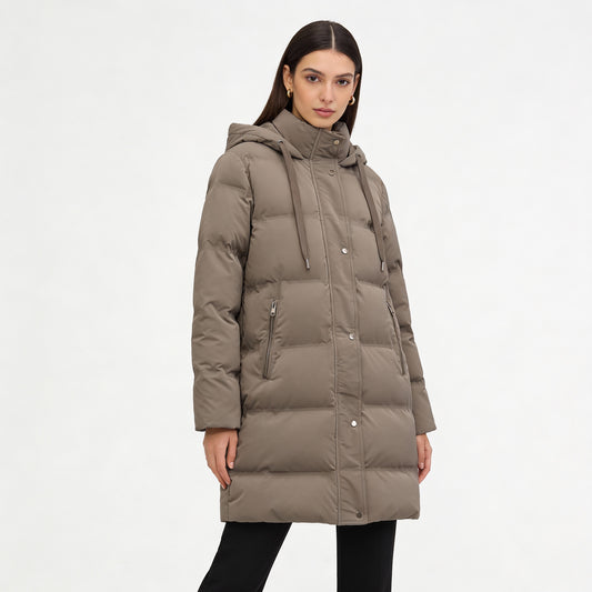 Bethany Hooded Slim Fit Coat