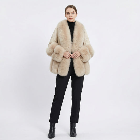 Victoria Highlight Faux Coat