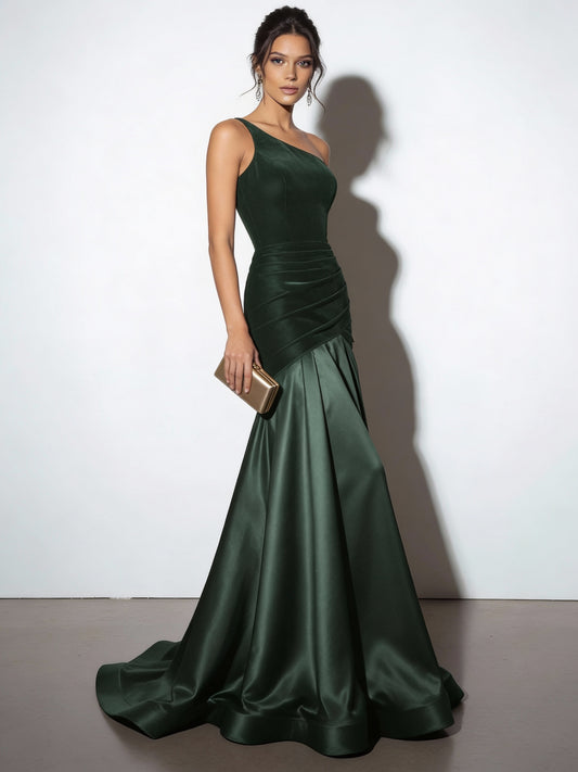 Unforgettable Hour One-Shoulder Gown