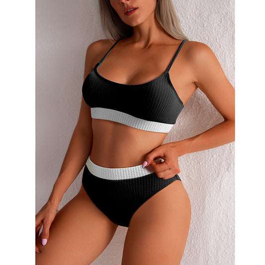 Level Up Textured Bikini Set