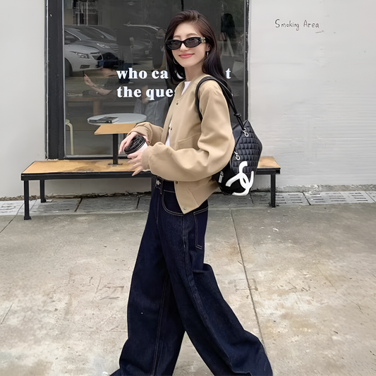 Minimal Mood Retro Jacket"