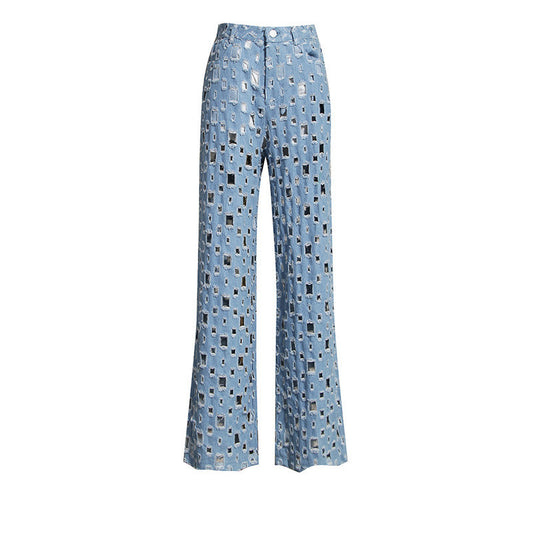 Cut Me Out Denim Pants