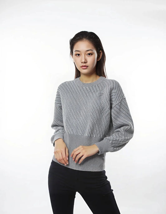 Shibuya Edge Distressed Slim Fit Knitwear