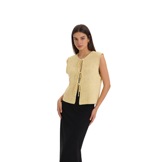 Throwback Tie-Up Vest