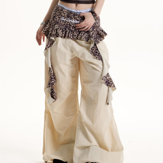Wild Nights Wide Leg Ruffle Pants