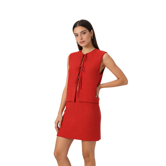 Throwback Tie-Up Vest