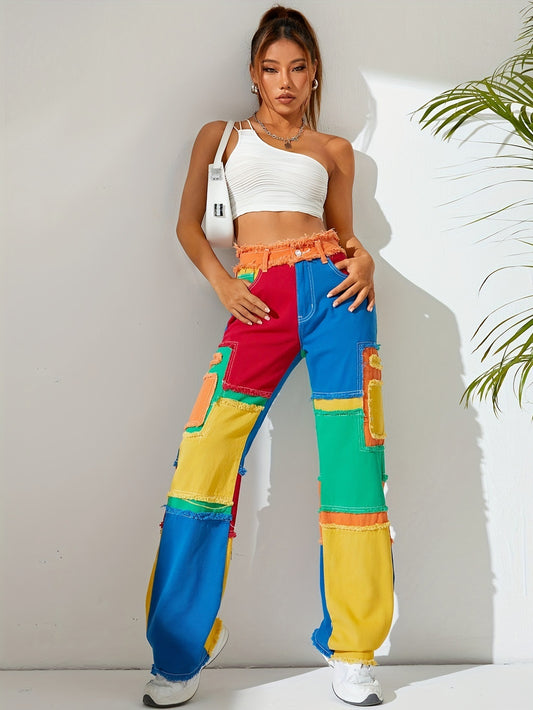 Color wave Jeans