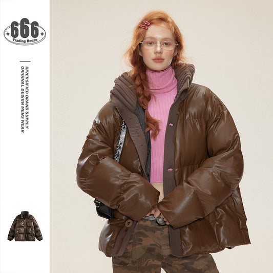 Pretty Chic Stand-up Collar Thermal Jacket