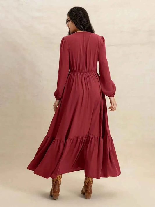 Crisom Merlot Silhoutte Dress