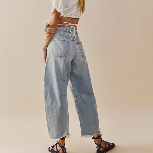 Personality Laid Back Luxe Baggy Jeans