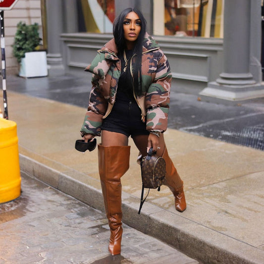 Denise Snake Trench Jacket