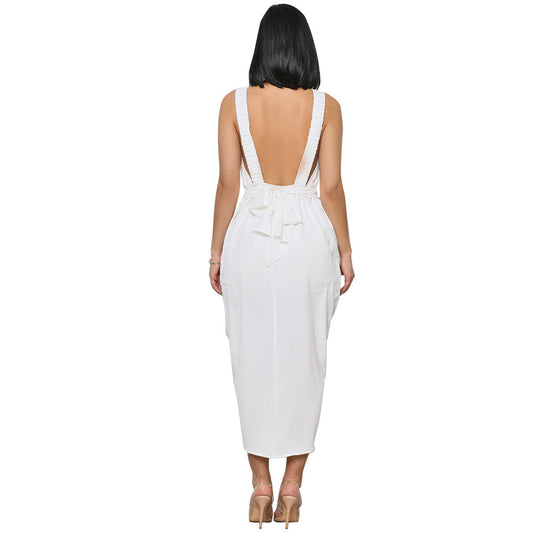 Defined Waist Split Maxi"