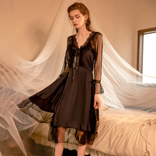 Innocent Intentions Lace One Piece Pajama