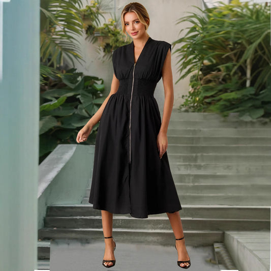 Femme Placket Forme Dress