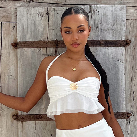 Shell Shock – Hot Girl Backless Top