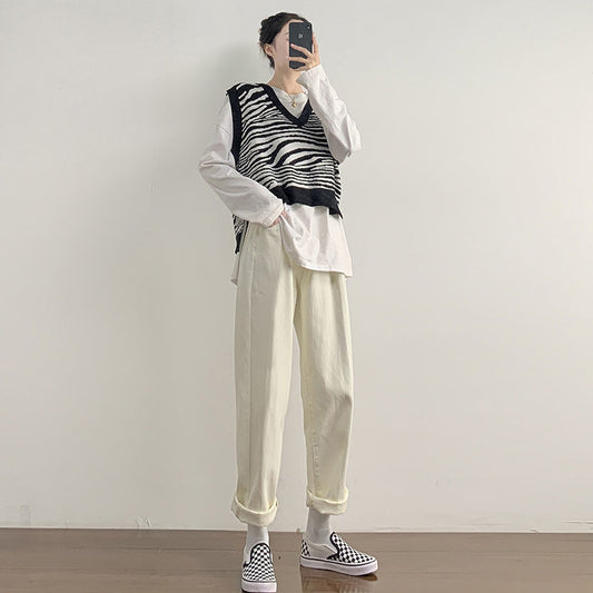 Casual Loose-Fit Trouser Pants