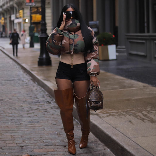 Denise Snake Trench Jacket