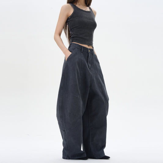 Retro Loose-Fit Pants