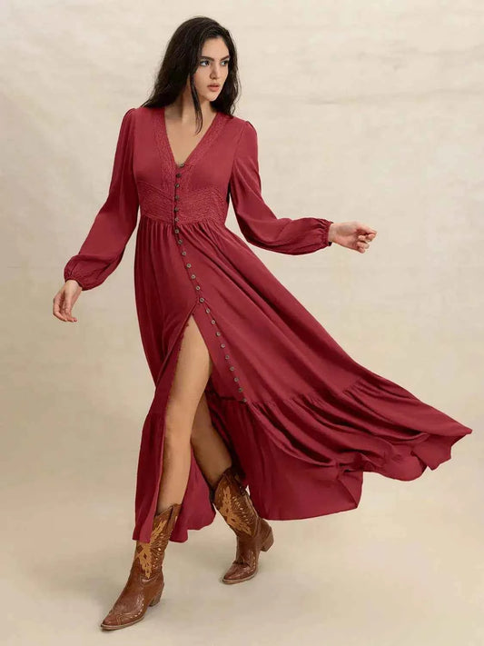 Crisom Merlot Silhoutte Dress