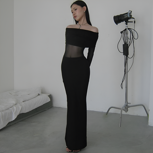 Starlust Siren Off-Shoulder Gown