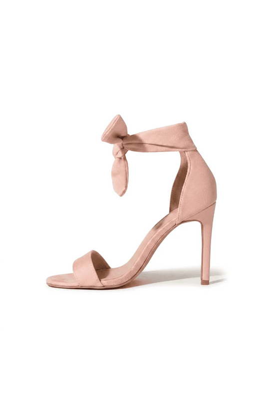 Blush Kiss Bow Stiletto Heels