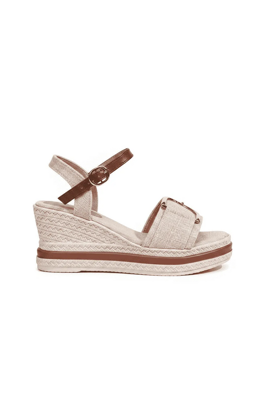 Champagne Coast Wedge Sandals