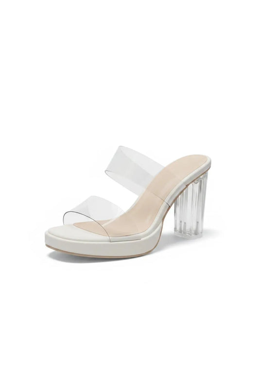 Crystal Clear Intent Heels