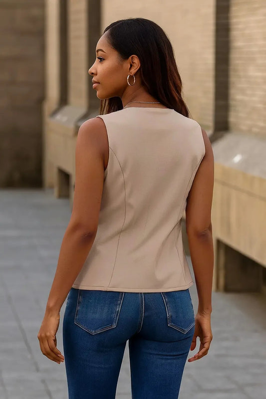 Western Dreams Fringe Button Vest