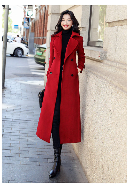 Monrovia Suit Collar Trench Coat
