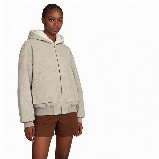 Jessa Faux Suede Jacket