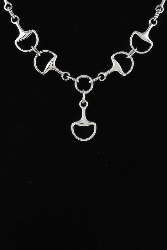 Beaded Heart Mariner Chain Necklace