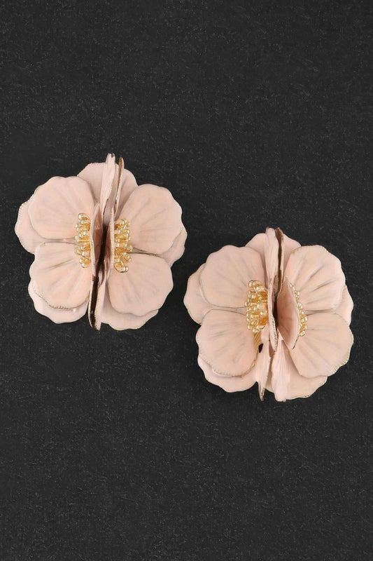 Orchid Dimensional Blossom Earrings