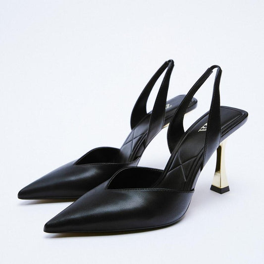 Sauchi Bare Pointed Heels"