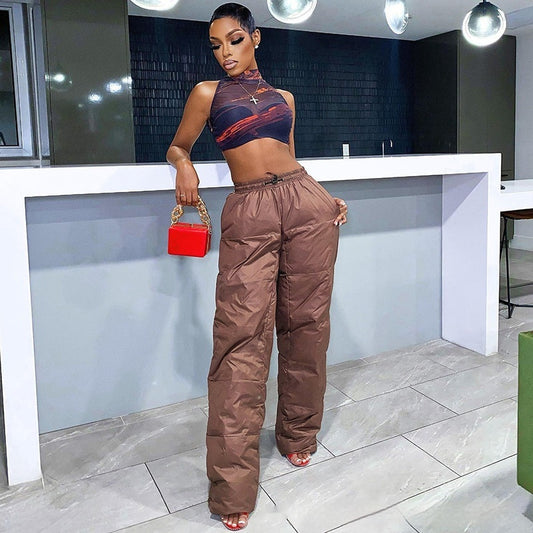 Cold But Cute Puffer Pants