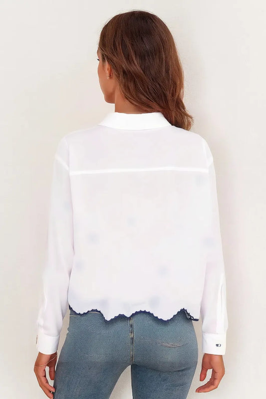 Embroidered Chic – European & American Street Fashion Shirt