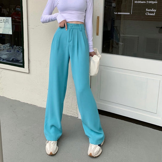 Mia Wide-Leg Tailored Pants