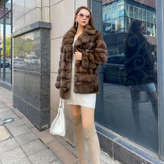 Zibeline Starry Fur Coat