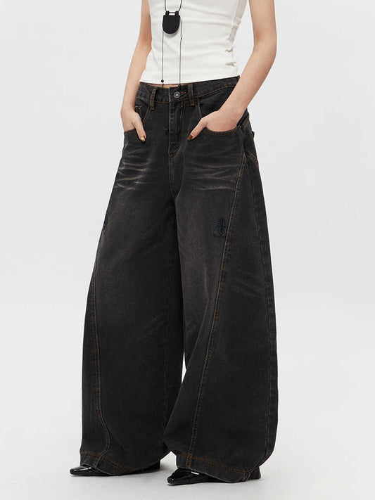 Street Style Fit Denim Trousers