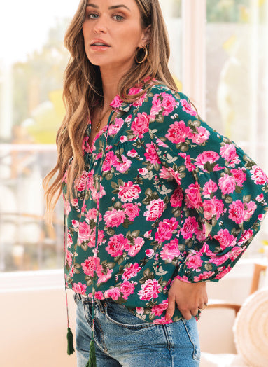 Petal Power Puff Blouse