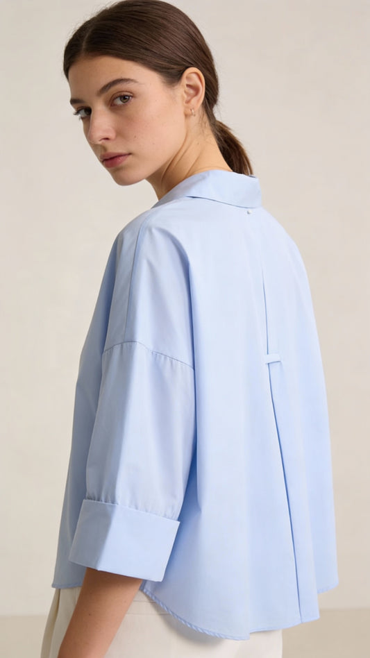 Oxford Muse Women's Loose Poplin Shirt