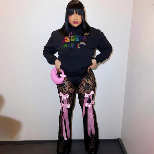 Ribbon Fantasy Lace Pants