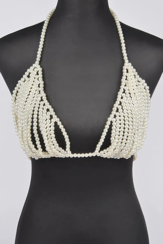 Faux Pearl Harness - Lustreve