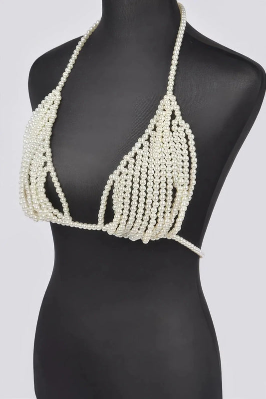 Faux Pearl Harness - Lustreve
