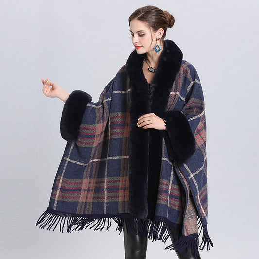 Lady Elizabeth Knitted Cardigan Cloak Shawl