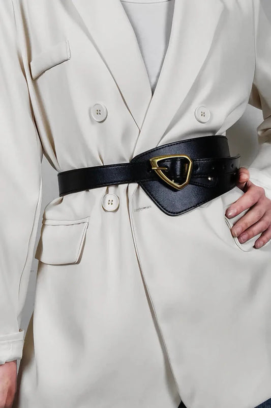 Irregular PU Leather Belt - Lustreve