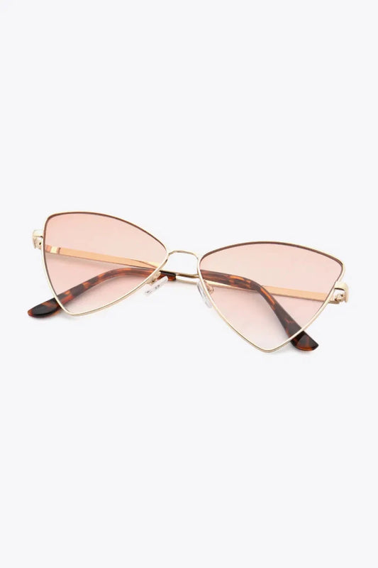 Metal Frame Cat - Eye Sunglasses - Lustreve