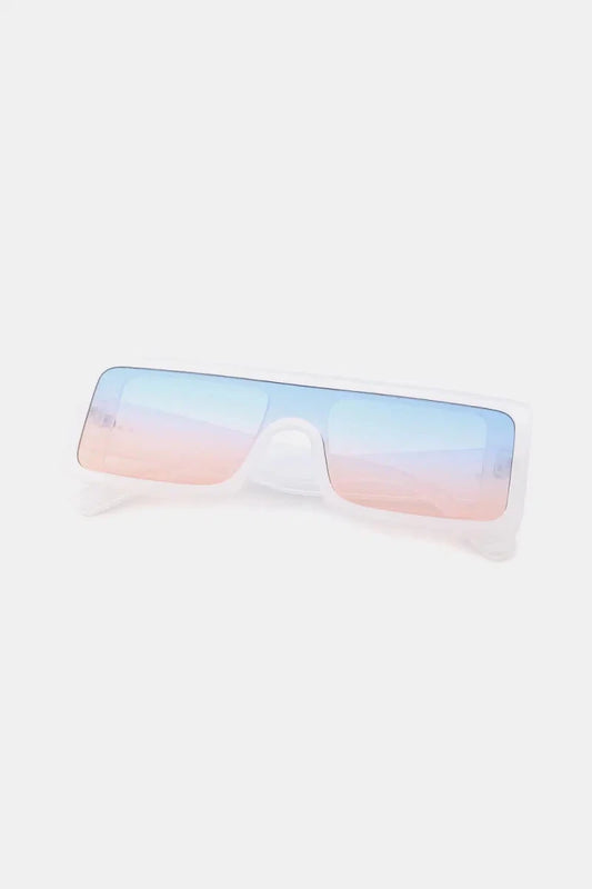 Polycarbonate Frame Rectangle Sunglasses - Lustreve