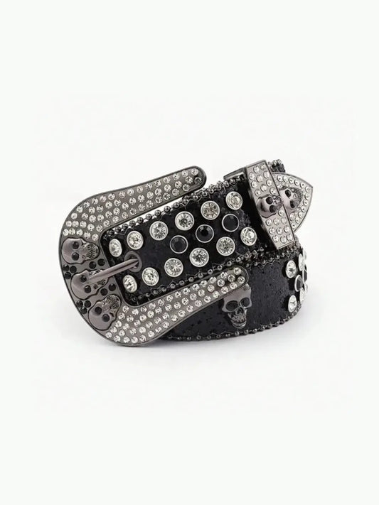 PU Leather Skull Belt - Lustreve