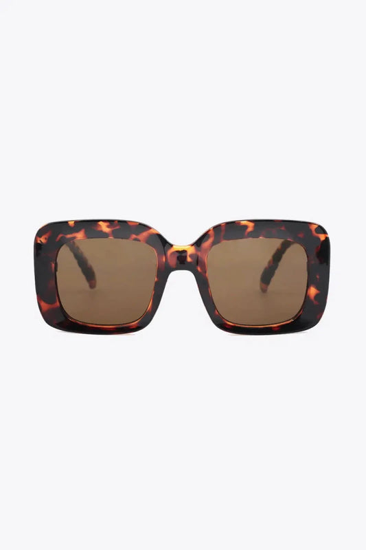 Square Polycarbonate UV400 Sunglasses - Lustreve