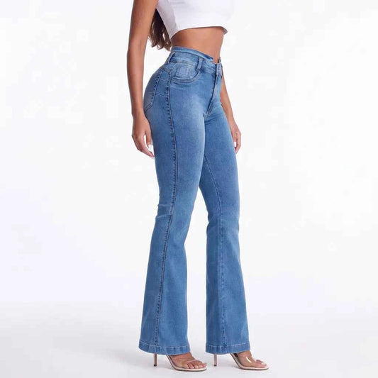 Flare For The Dramatic High Rise Jeans